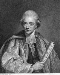Charles Burney (1726-1814), graviert von Francesco Bartolozzi (1727-1815), veröffentlicht 1784